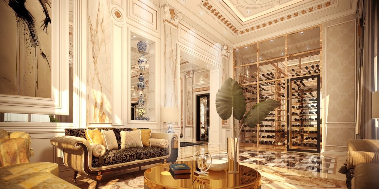 opulent luxury home interior